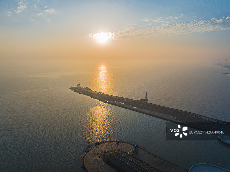 江苏省盐城扁担港图片素材