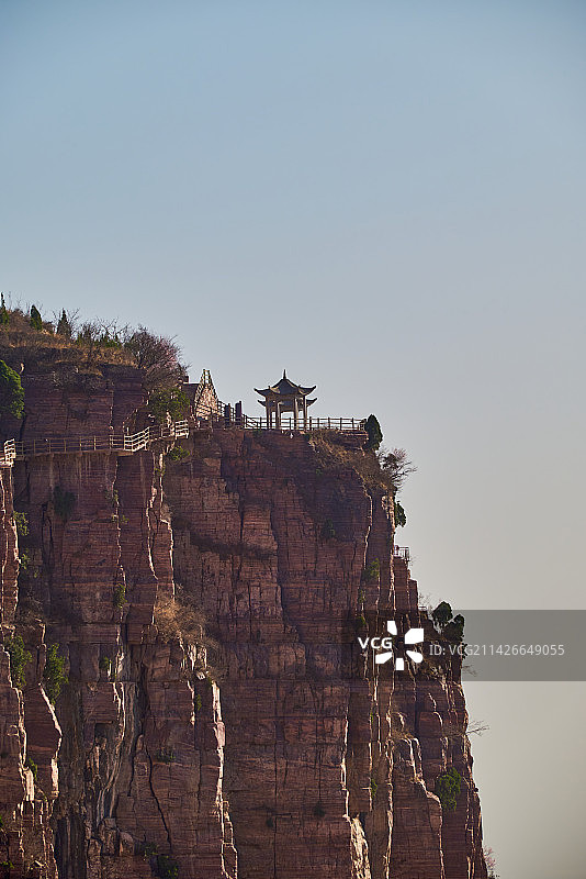 崖上亭图片素材