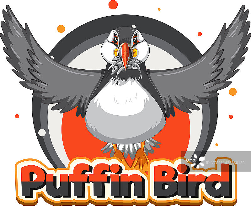 卡通角色海鹦鸟标志图片素材