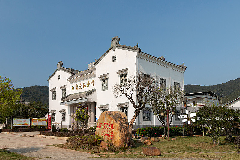 广东省梅州市蕉岭县谢晋元纪念馆 谢晋元故居图片素材