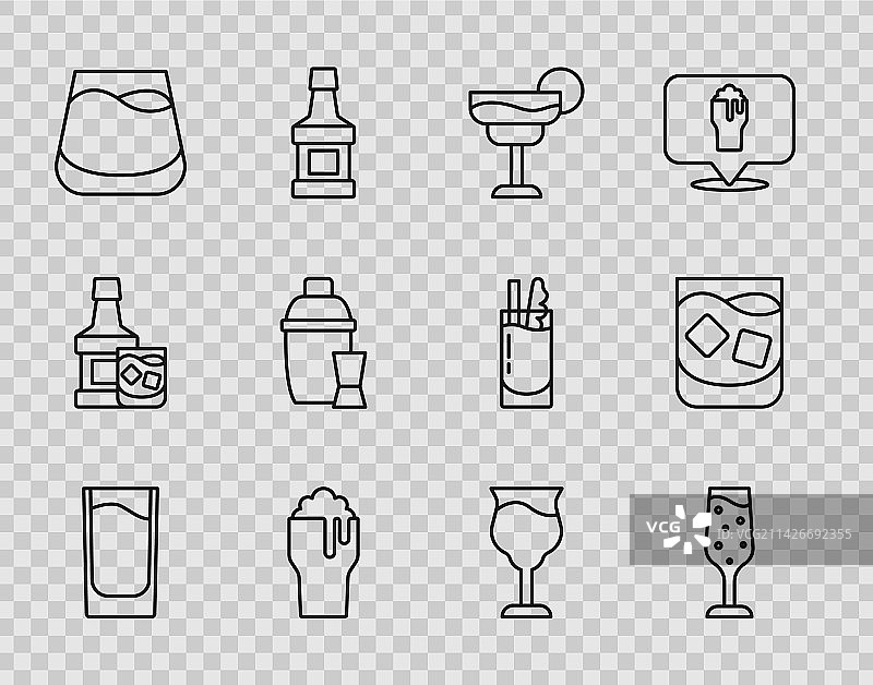 小酒杯、香槟酒杯、鸡尾酒图片素材