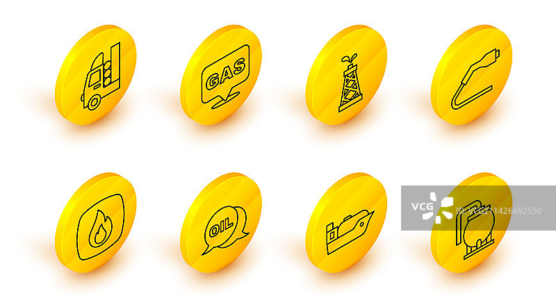 储油罐、油轮和“石油”字样图片素材