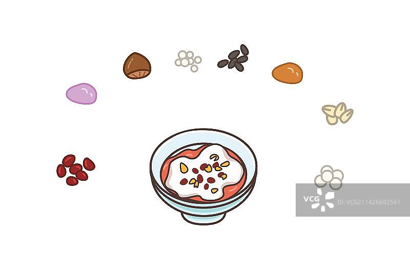 麻薯小料甜点美食素材图片素材