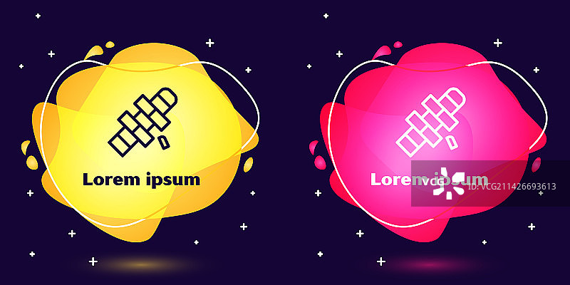 蓝底跳房子游戏图标图片素材