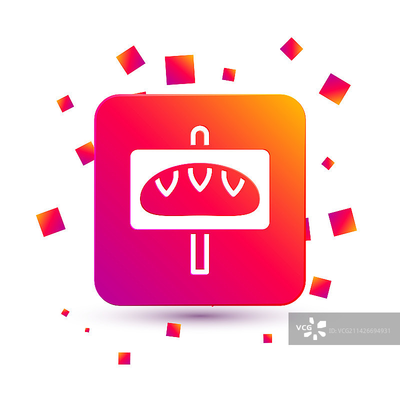 白色捐赠食物图标图片素材