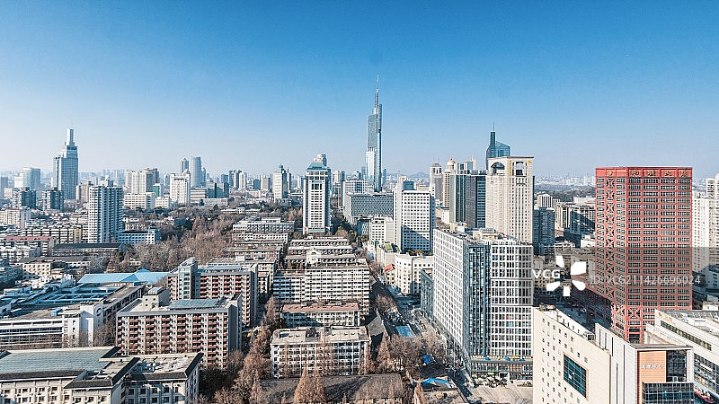 南京市中心风景展望图片素材