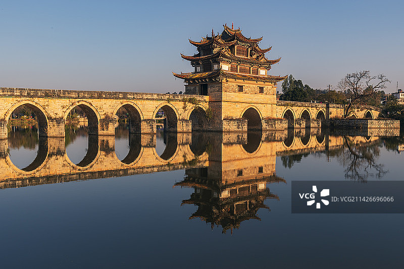 建水双龙桥图片素材