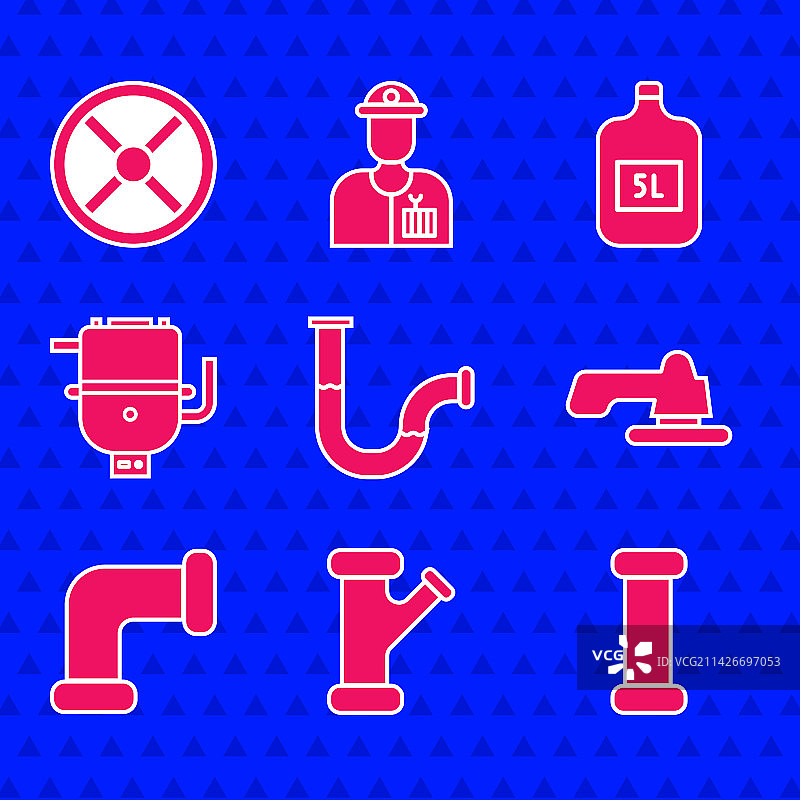 工业金属管道水龙头电器图片素材