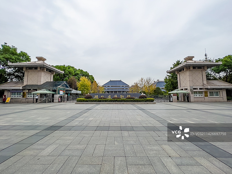 湖北省博物馆 展馆大楼外景图片素材