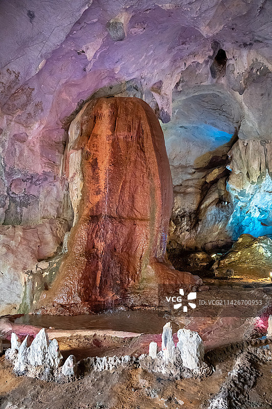 金华双龙洞景区洞内奇观图片素材