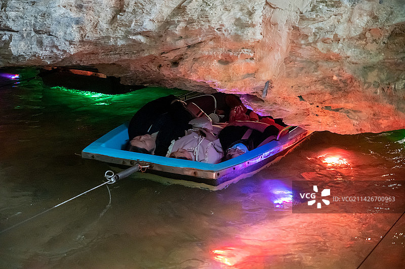 金华双龙洞景区洞内奇观图片素材