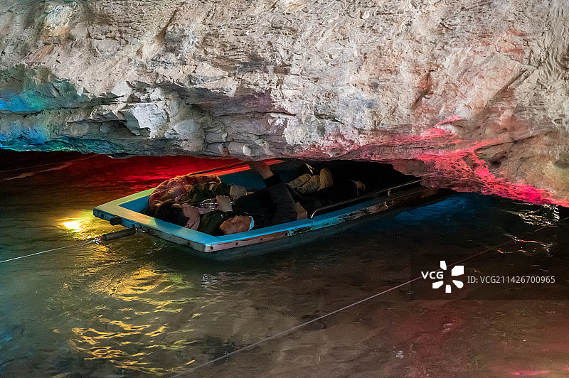 金华双龙洞景区洞内奇观图片素材