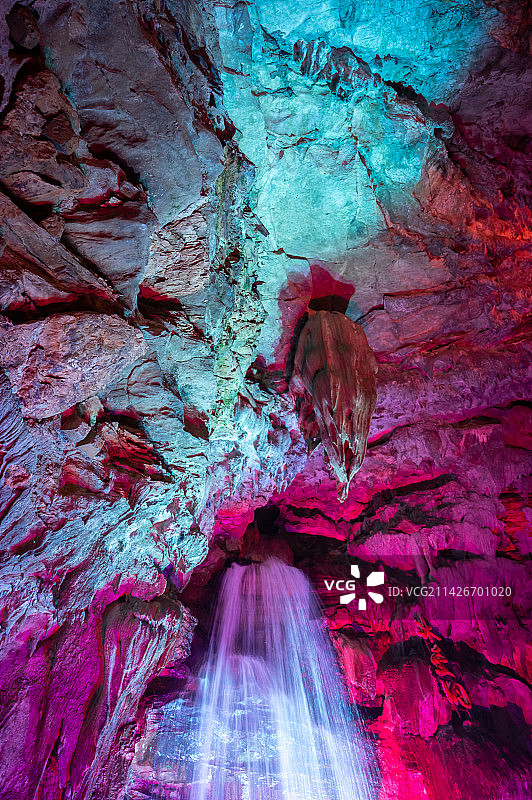 金华双龙洞景区洞内奇观图片素材
