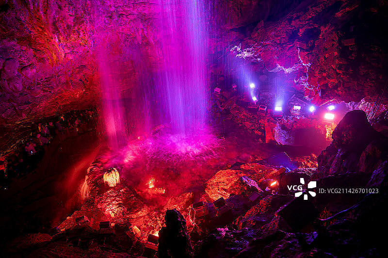 金华双龙洞景区洞内奇观图片素材