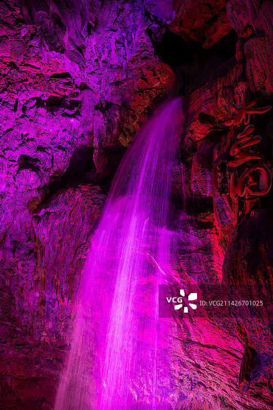 金华双龙洞景区洞内奇观图片素材