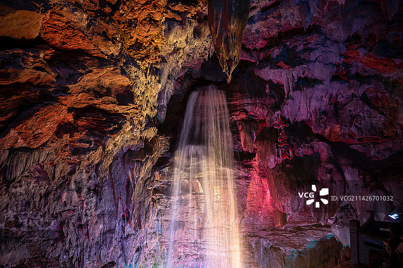 金华双龙洞景区洞内奇观图片素材
