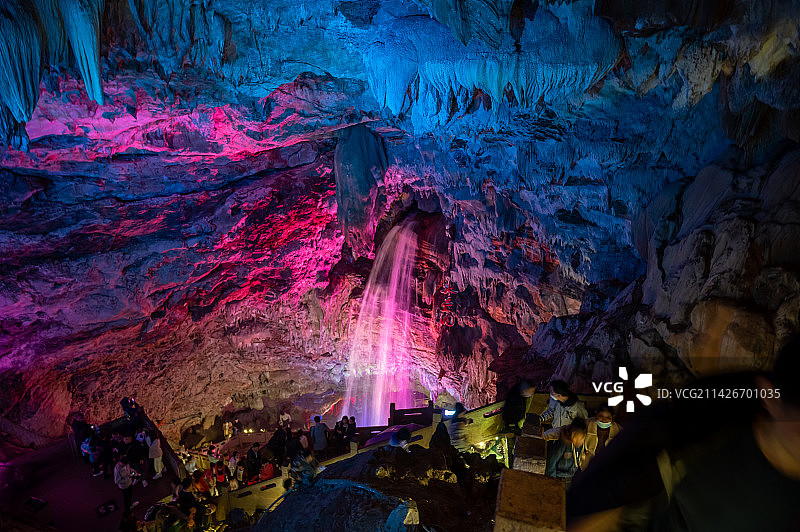 金华双龙洞景区洞内奇观图片素材