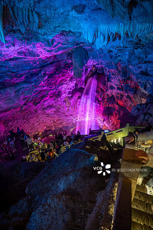 金华双龙洞景区洞内奇观图片素材