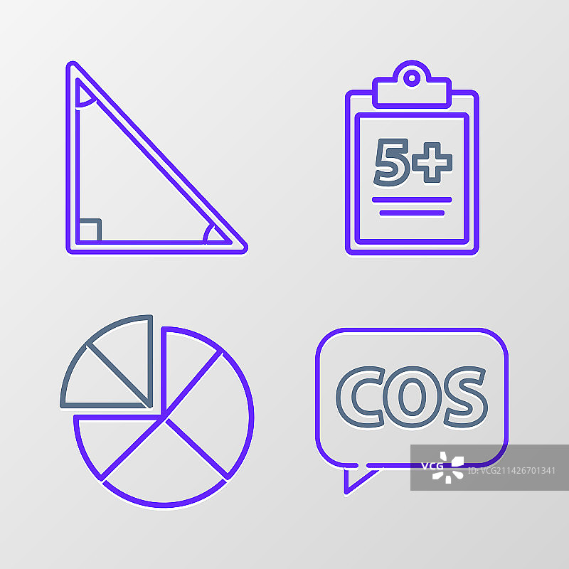 余弦函数数学公式图片素材
