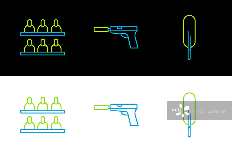 羽毛笔陪审员手枪图片素材