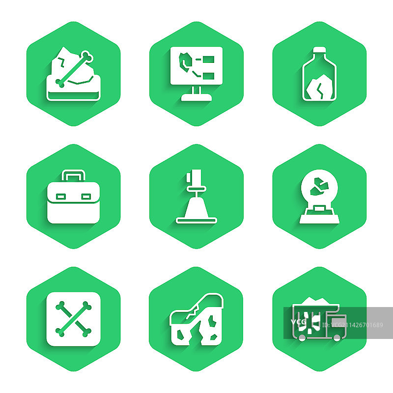 全站仪经纬仪地质断层图片素材