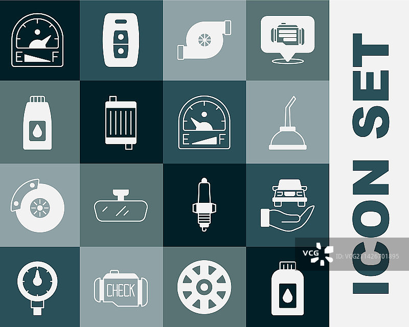 机油罐和汽车维修服务图片素材