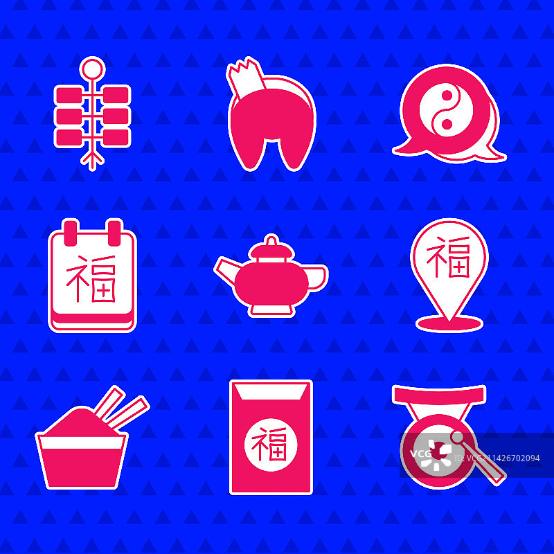 中国风茶道新年锣乐器场景图片素材