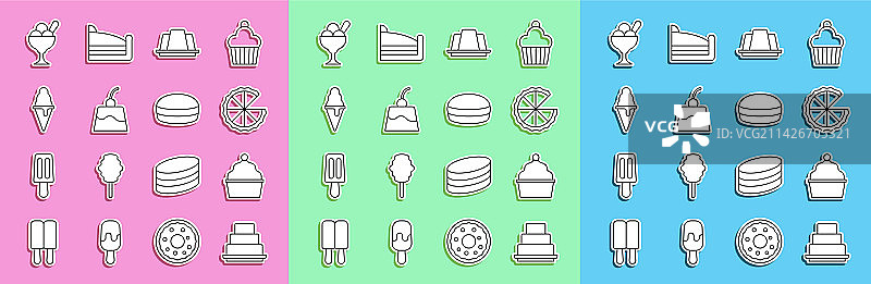 自制馅饼果冻布丁蛋糕图片素材