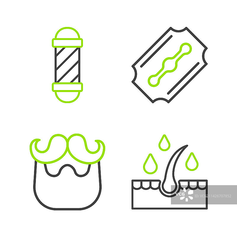 护发精油胡须护理图片素材