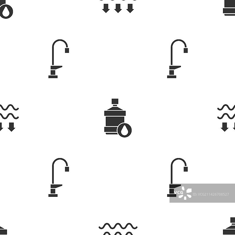 水波纹和大瓶蒸发素材图片素材