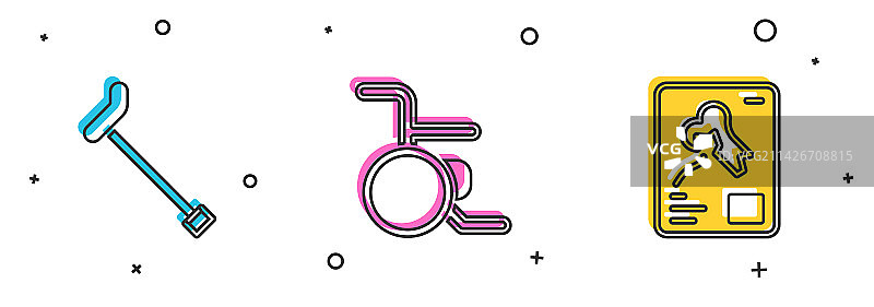 拐杖手杖轮椅和X光片图片素材