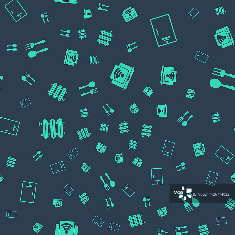 无线笔记本电脑淋浴房加热设备套装图片素材