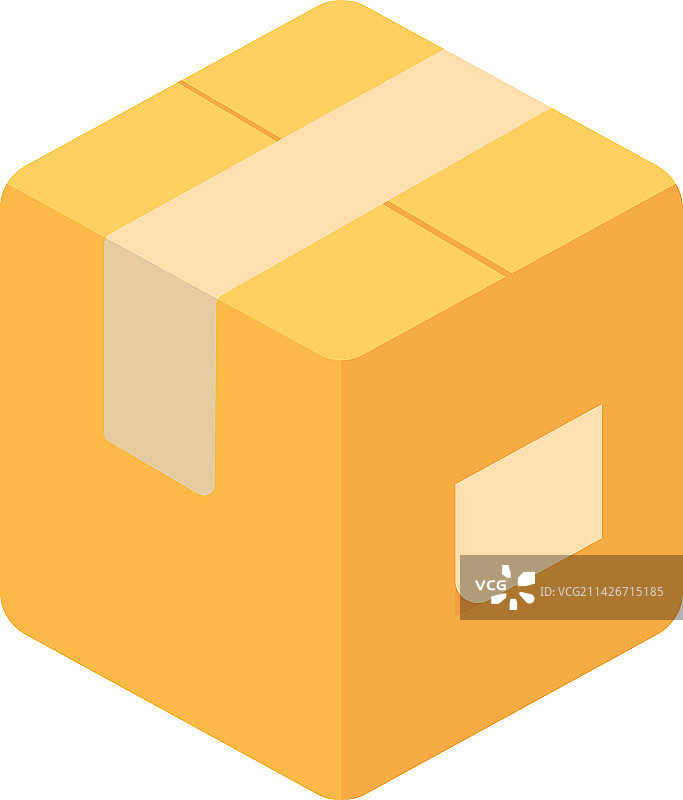 快递箱图标图片素材