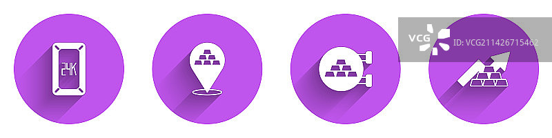 金条、珠宝店与增长箭头图片素材