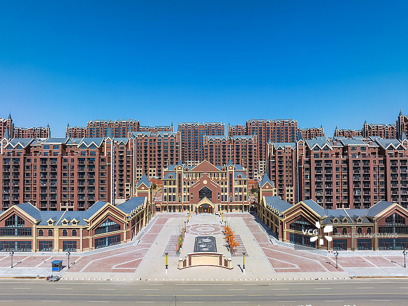 航拍河北省保定市涞源县风光图片素材