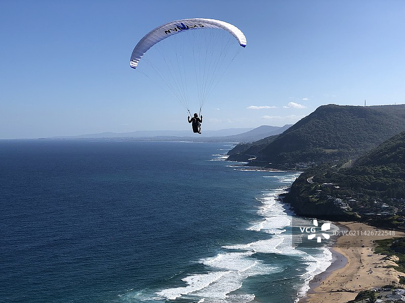滑翔伞图片素材