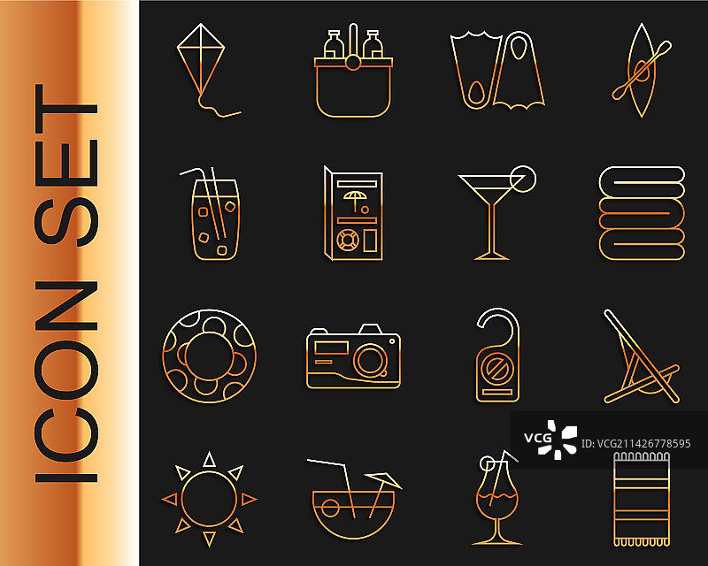 沙滩巾、沙滩椅和橡胶等图片素材