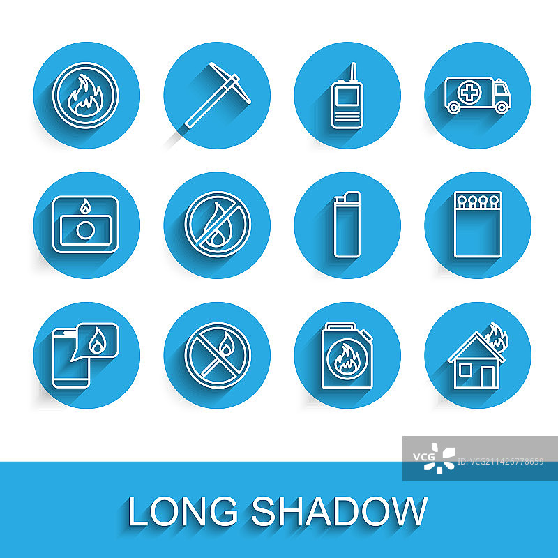 紧急呼叫911无火警图片素材