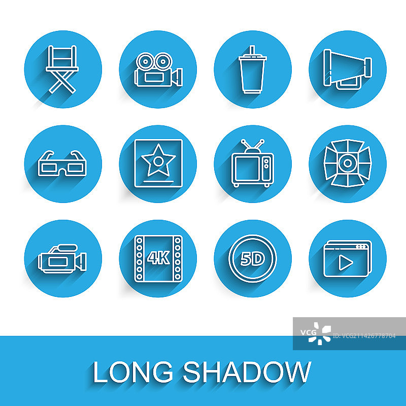 电影摄影机、4K电影胶片图片素材