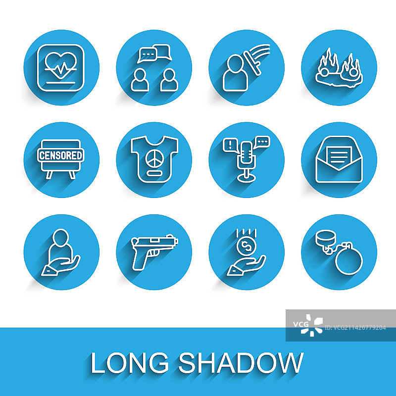 手持枪支人寿保险图片素材