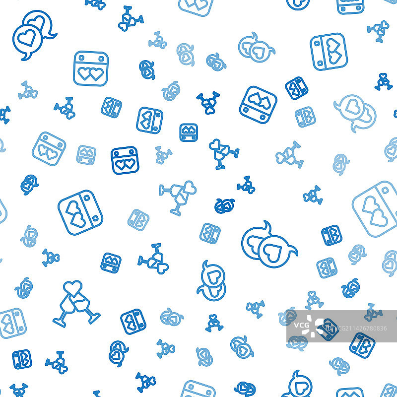 香槟杯与爱心对话框组合图片素材