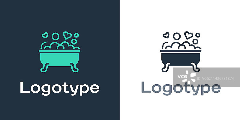 浴室浪漫标志图片素材