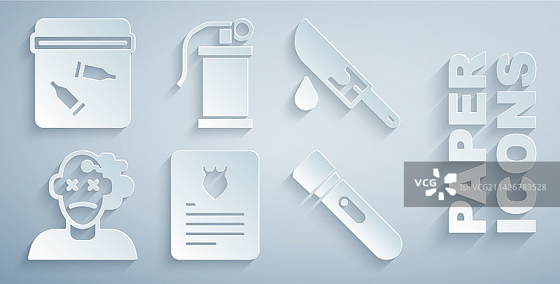 逮捕令血刀谋杀套装图片素材