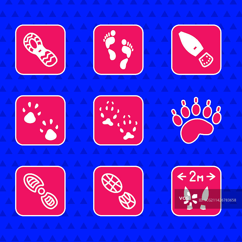 狐狸爪脚印人类脚印鞋子图片素材