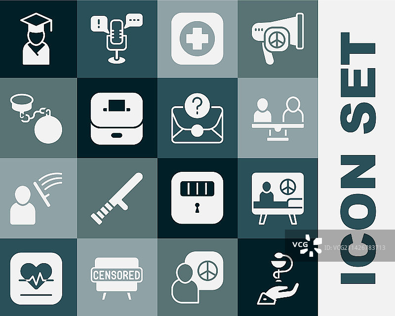 蛇形杖医学和平性别平等图片素材