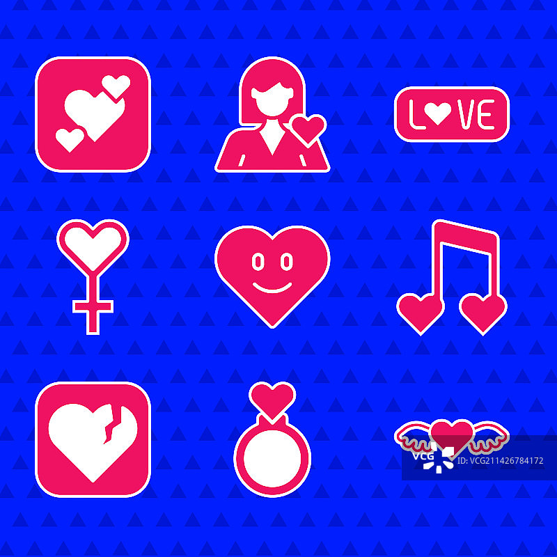 带翅膀的结婚戒指和音符素材图片素材