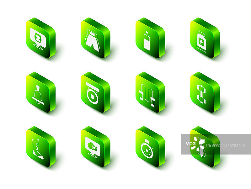 拳击短裤、拳击沙袋和能量饮料套装图片素材