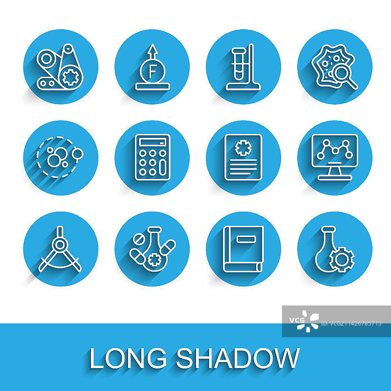 绘图罗盘药丸定时线条组合图片素材