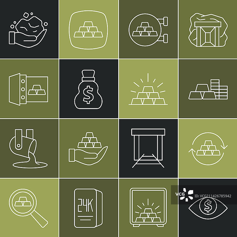 美元黄金兑换眼部线条设计图片素材