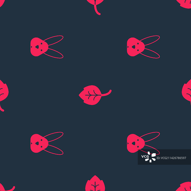 无动物实验标志和树叶图案图片素材